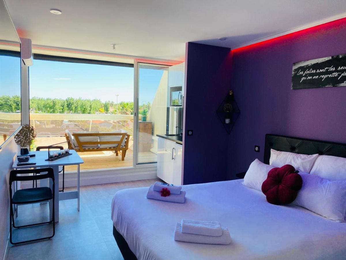 Studio Camp Naturiste Vue Mer, Le Gilyves Cocooning Agde Buitenkant foto